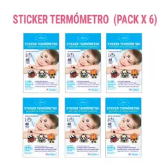 LA PREPIE - TERMOMETRO INFANTIL STICKER PACK 6