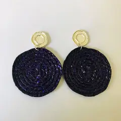 FRAUEN - Aros Teatina Morado Baño Plata