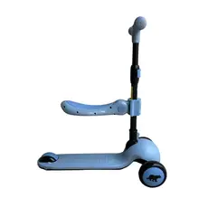GENERICO - Scooter para niños 3 en 1 celeste