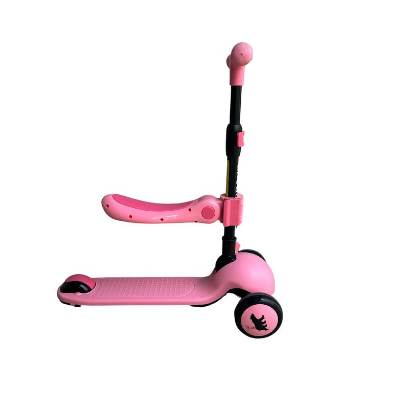 GENERICO - Scooter para niños 3 en 1 rosado