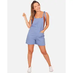 LIKE SHOP - Enterito Premium Lino Jardinera Short Primavera Mujer 240