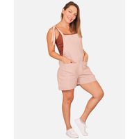 Enterito Premium Lino Jardinera Short Primavera Mujer 240