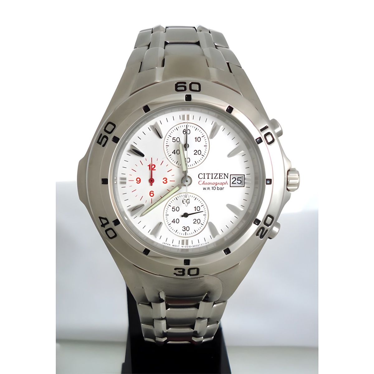 CITIZEN - Reloj Citizen Hombre Cronografo AN3347-59A Plateado