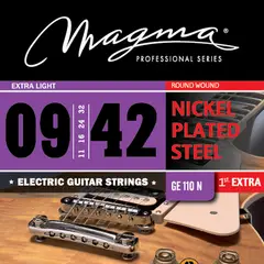 MAGMA - Cuerdas Para Guitarra Eléctrica GE110N 09-42
