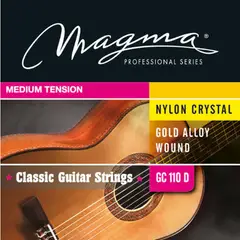 MAGMA - Cuerdas Para Guitarra Clásica GC110D, Nylon