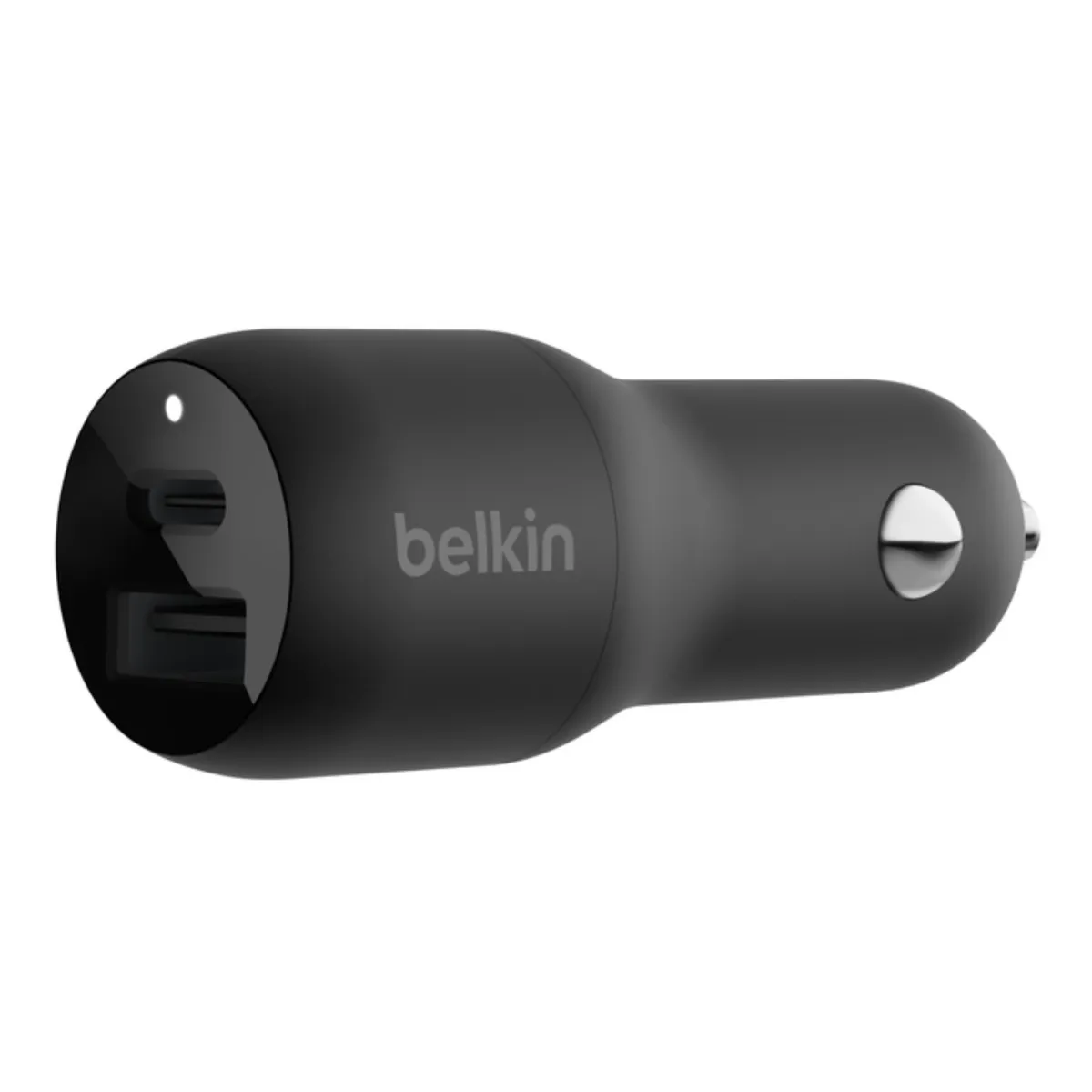 BELKIN - Cargador de auto 37W con cable USB-C a Lightning Negro