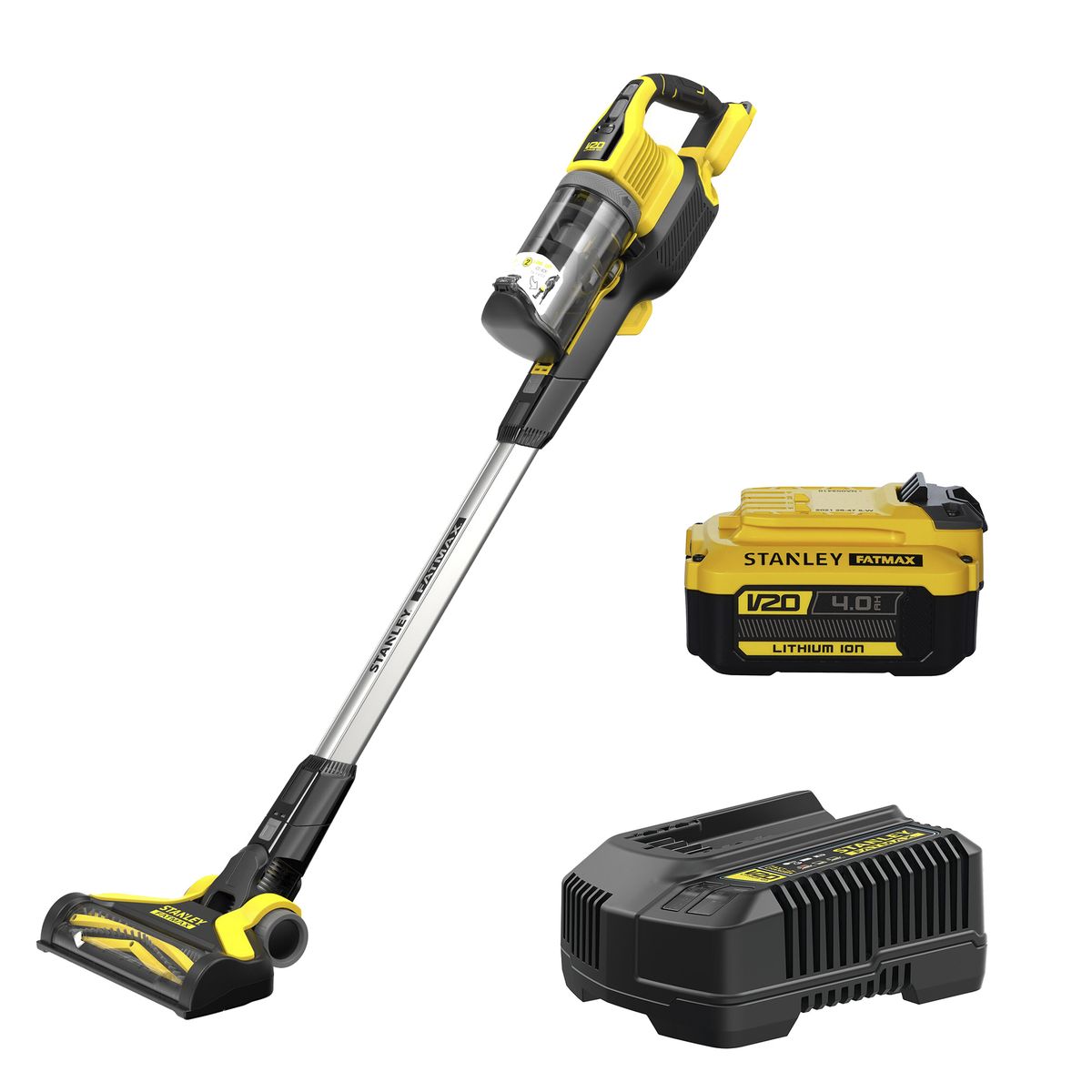 STANLEY - Kit aspiradora 20v 1270 L/Min + accesorios STANLEY SCVS001-KIT