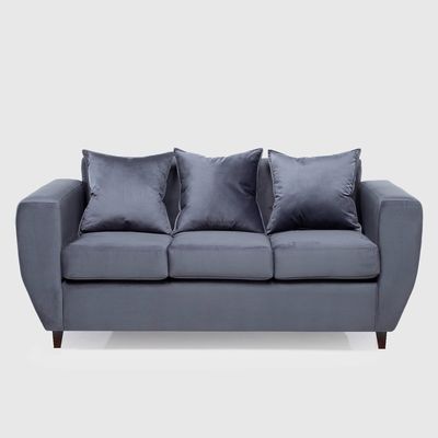 Imagen 2 del producto SOFA MANHATTAN 3 CUERPOS FELPA GRIS