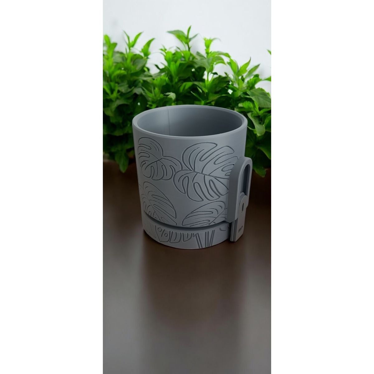 GENERICO - Macetero de pared con diseño para colgar plantas