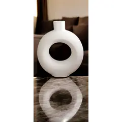 GENERICO - Jarrón Deco color blanco