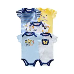 ENCANTO - Set 5 Bodys Algodón DISEÑOS EXCLUSIVOS León