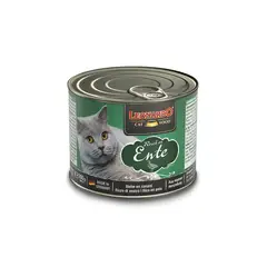CAT FOOD LEONARDO - Alimento Leonardo Lata Pato Para Gato, 200Gr