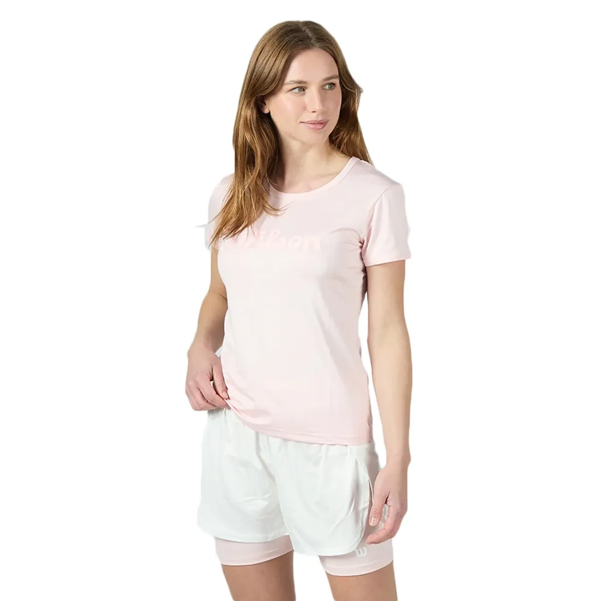 WILSON - Polera Wilson Mujer Rosada Tenis Padel