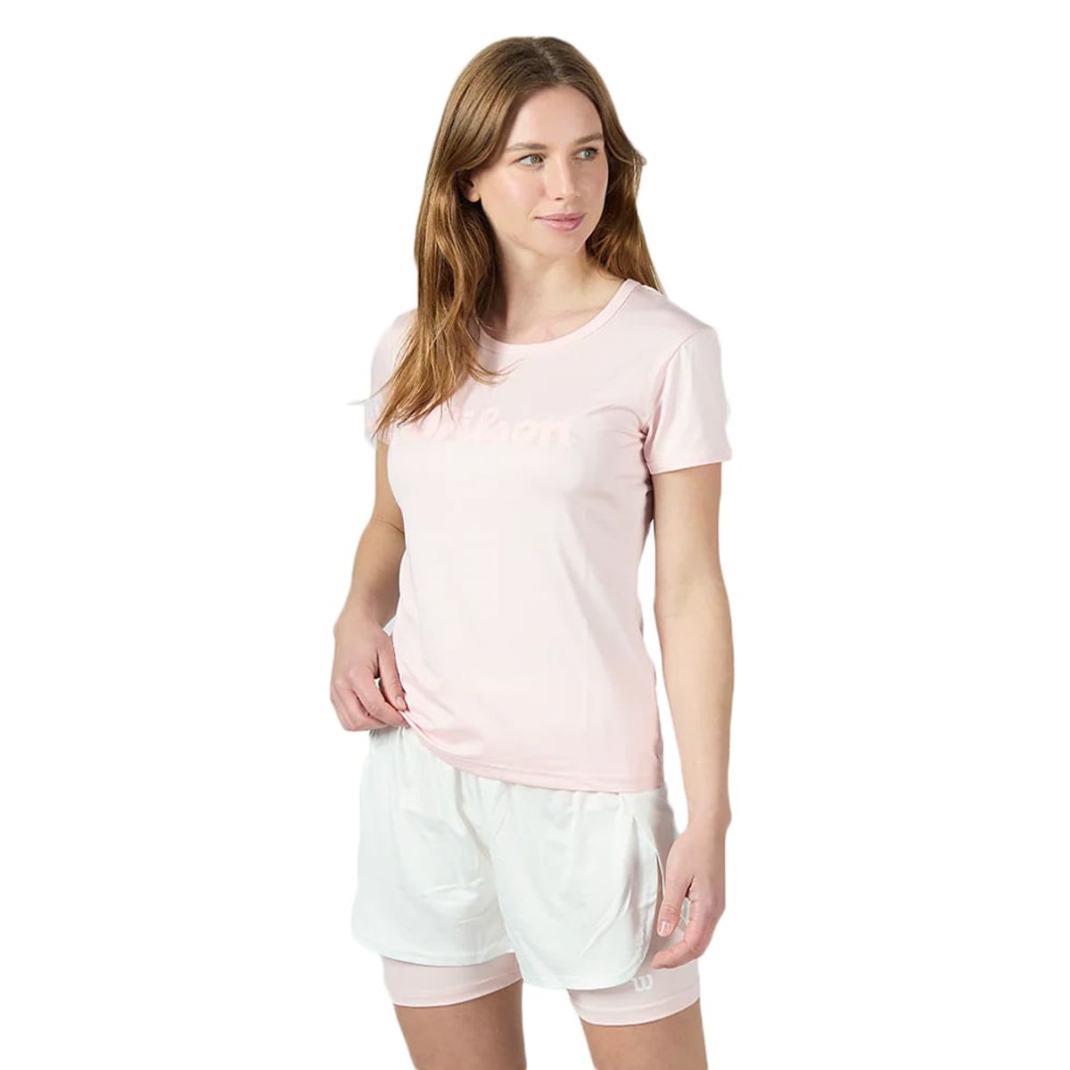 WILSON - Polera Wilson Mujer Rosada Tenis Padel