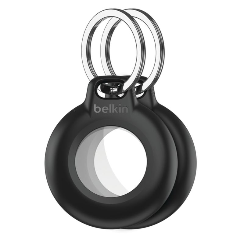 BELKIN - Pack de 2 llaveros para Airtag Belkin negro
