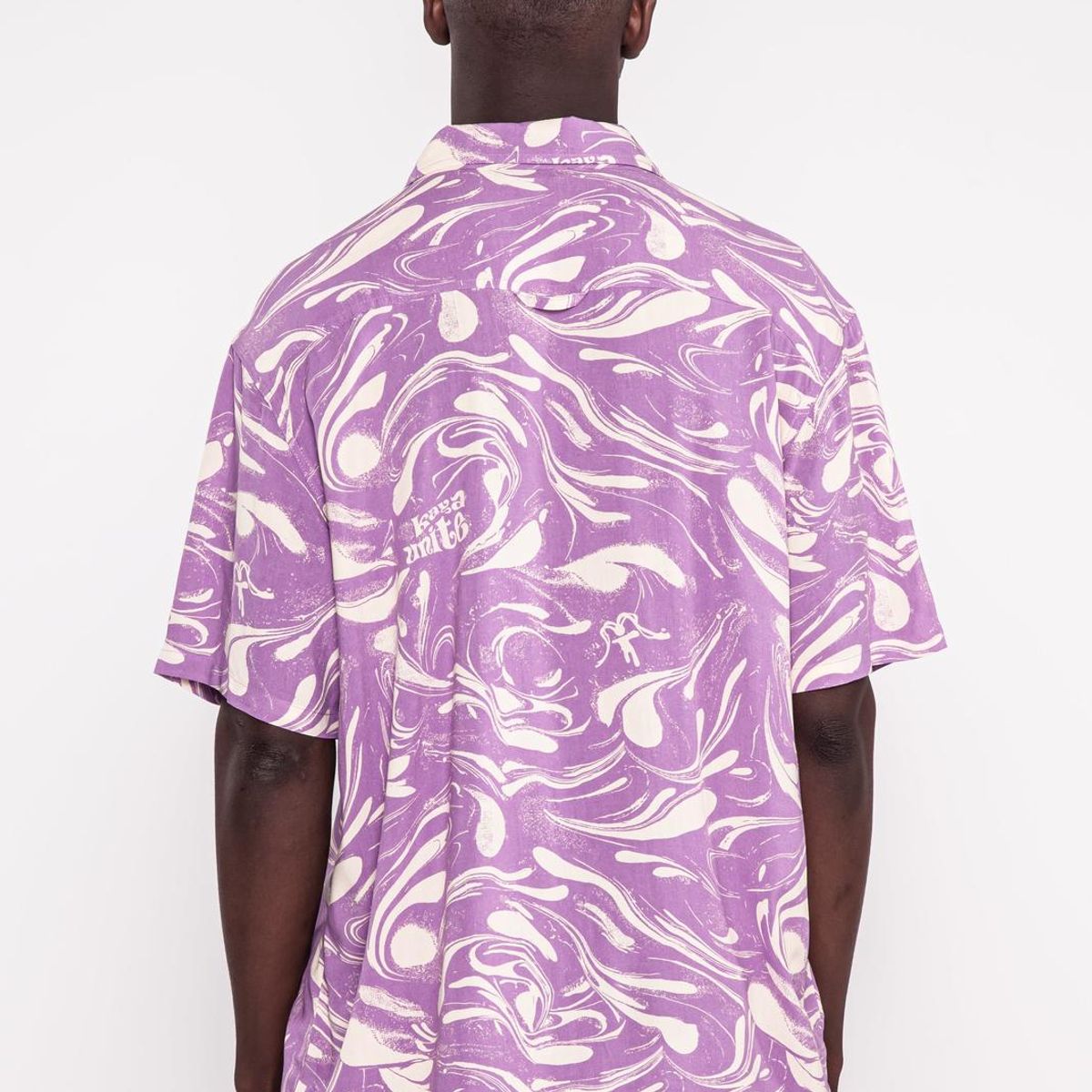 KAYA UNITE - Guayabera Print Drip Lilac