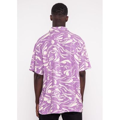 Imagen 2 del producto Guayabera Print Drip Lilac