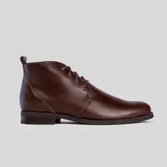 TRAUKO - Zapato Cuero Hombre Café Oscuro Sanhattan