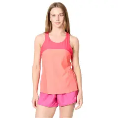 WILSON - Polera Mujer Solana Racerback Naranja Tenis Padel