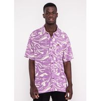 Guayabera Print Drip Lilac