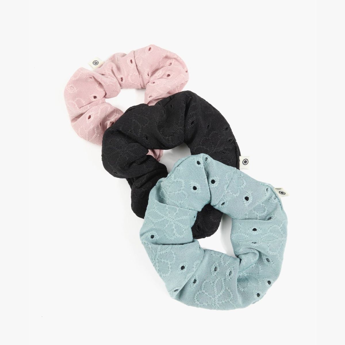 LOUNGE - Set Collets Mujer Bordados Verde Petróleo