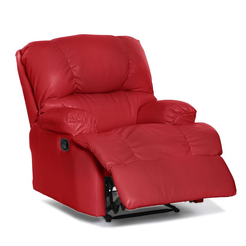 LATAM HOME - Bergere Perugia 1 Cuerpo Cuero Kentucky Rojo