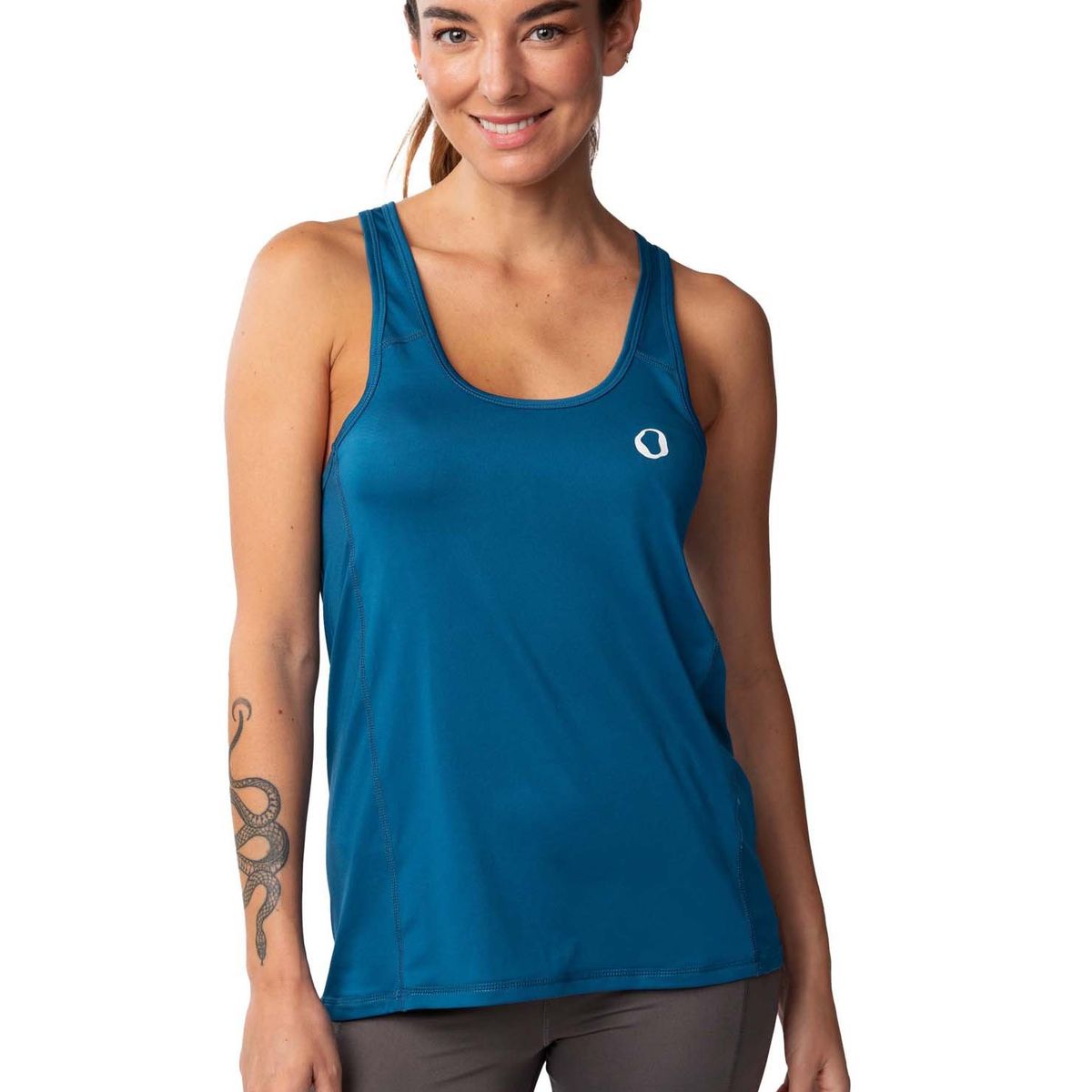 GENERICO - Polera Musculosa Mujer - Azul Petroleo TR1HOC
