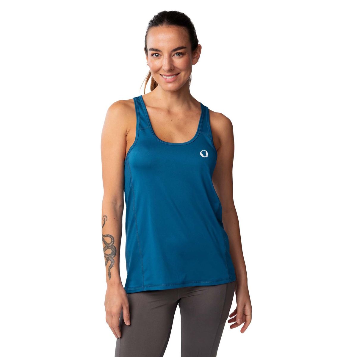 GENERICO - Polera Musculosa Mujer - Azul Petroleo TR1HOC