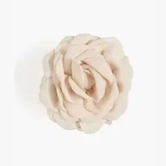 LOUNGE - Pinza Mujer Flor Blanco