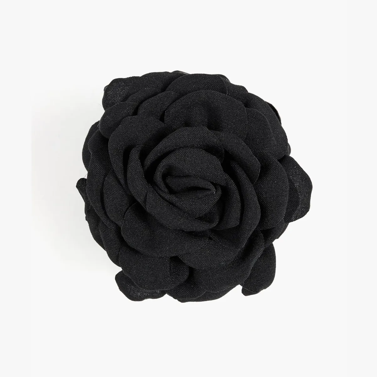 LOUNGE - Pinza Mujer Flor Negro