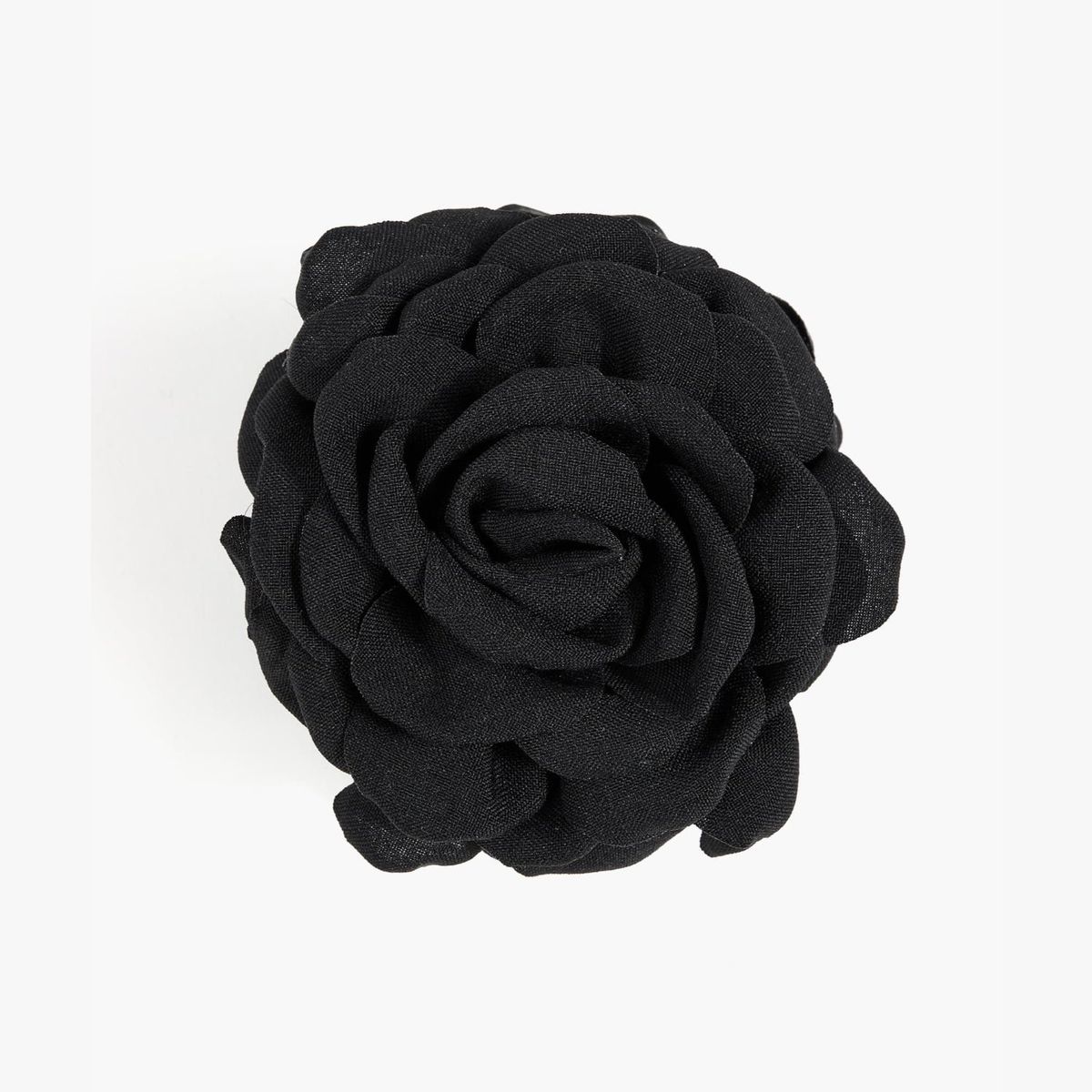 LOUNGE - Pinza Mujer Flor Negro