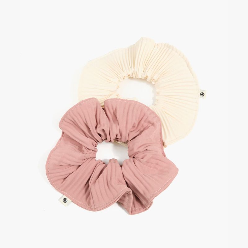 LOUNGE - Set Collets Mujer Plisados Beige