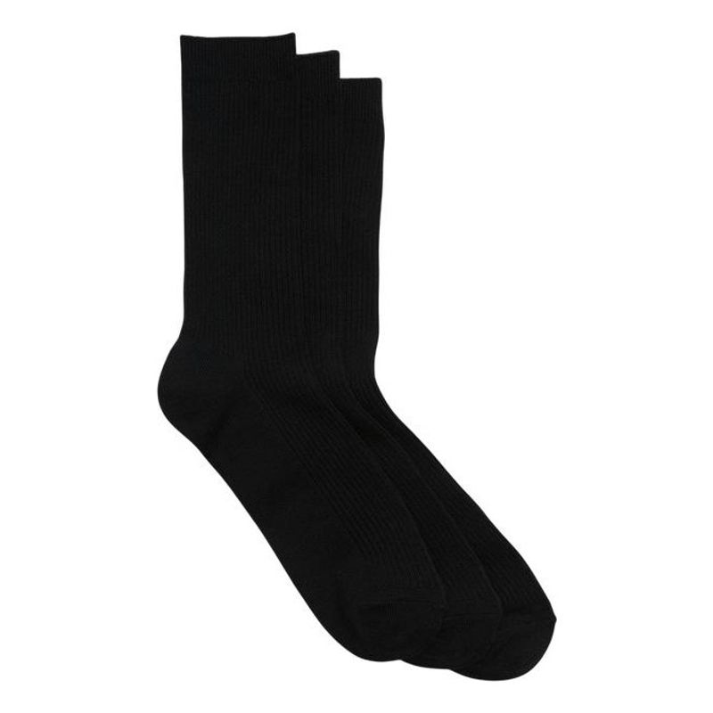 GAP - Pack 3 Calcetines Unisex Adulto Negro