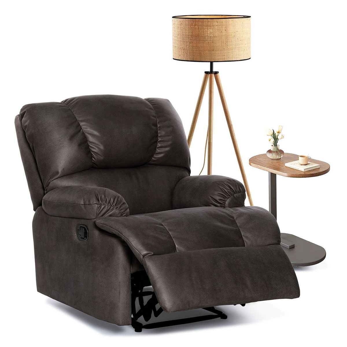 LATAM HOME - Bergere Perugia 1 Cuerpo Cuero Kentucky Negro