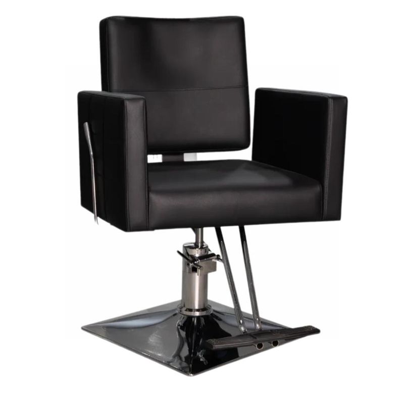 COMPRASMART CHILE - Sillón de Barbería Traditional Reclinable Negro