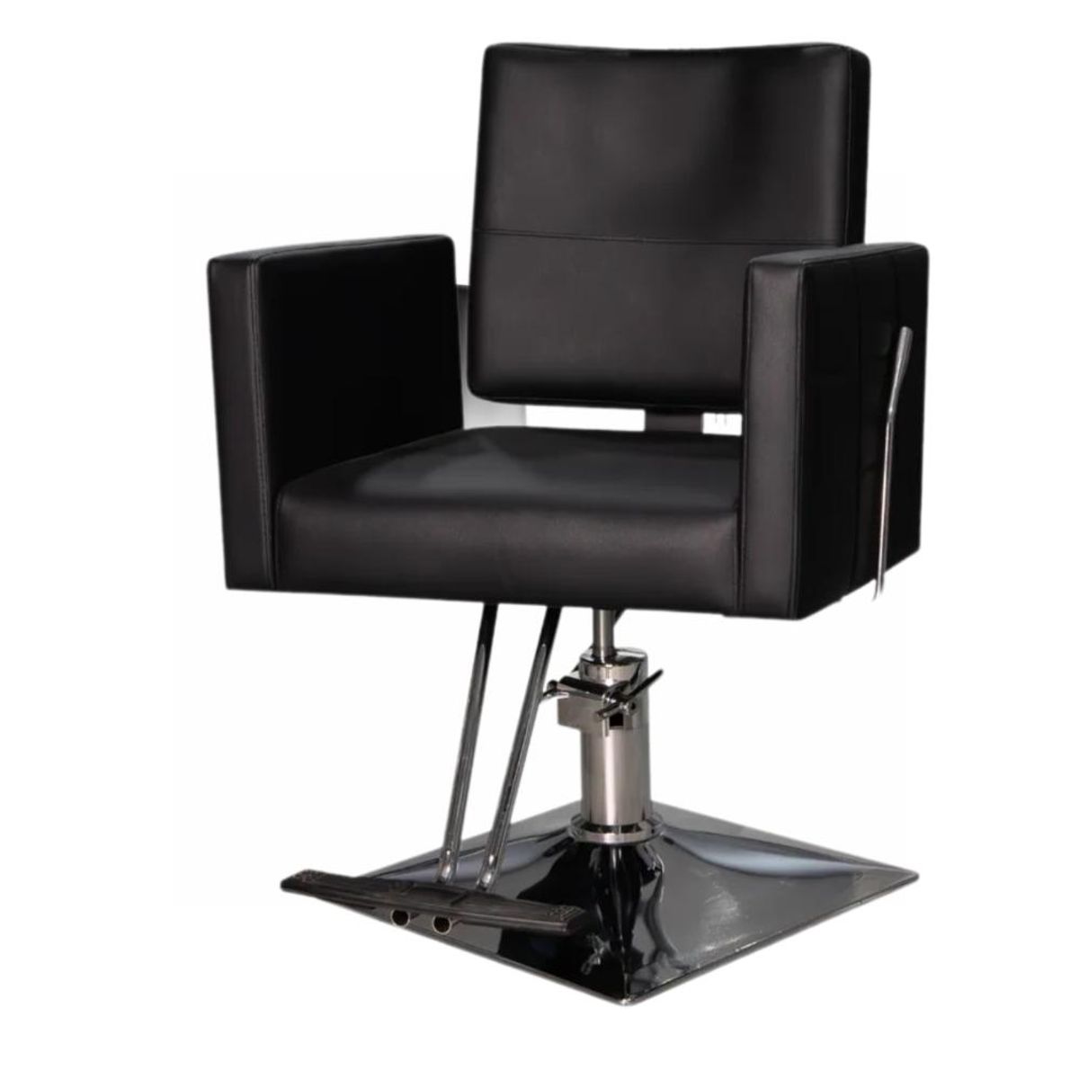 COMPRASMART CHILE - Sillón de Barbería Traditional Reclinable Negro