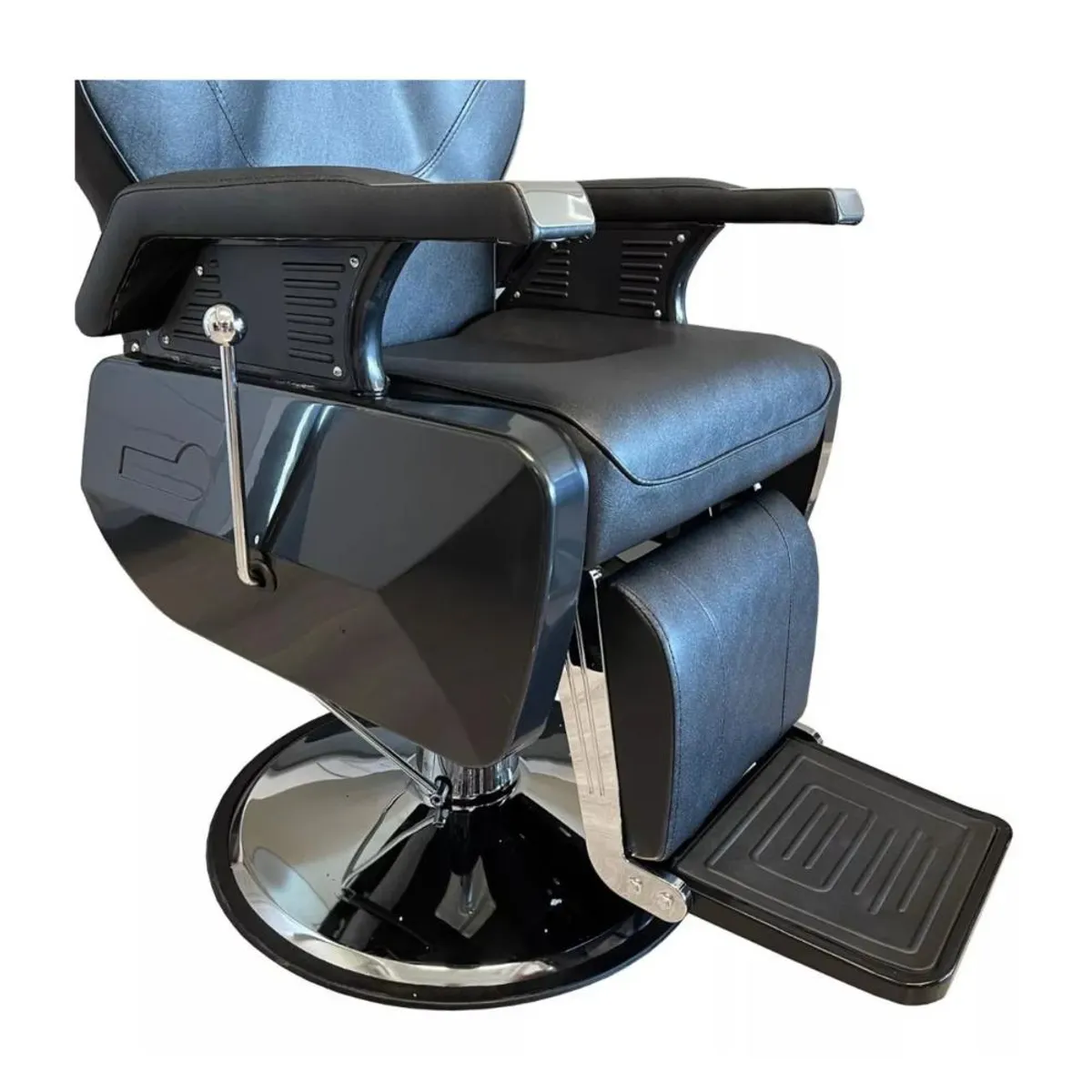 COMPRASMART CHILE - Sillón Barber Aviador XL Premium Negro Confort y Estilo