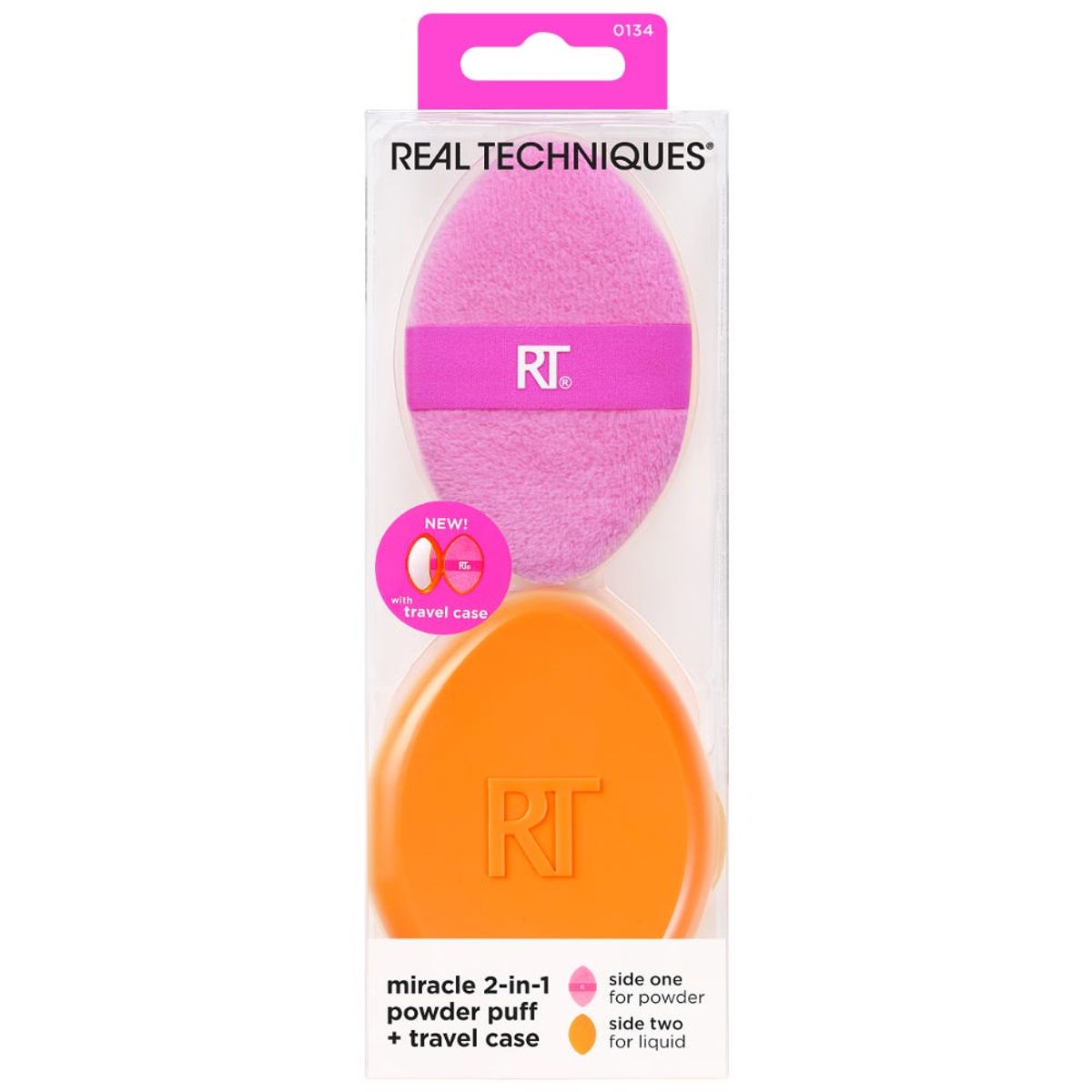 REAL TECHNIQUES - Almohadilla Miracle Powder + Estuche
