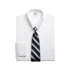 BROOKS BROTHERS - Camisa Pinpoint Slim Non-Iron Hombre Blanco