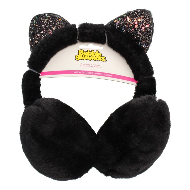 BUBBLE GUMMERS - Orejeras Niña Bubblegummers Cat Negro