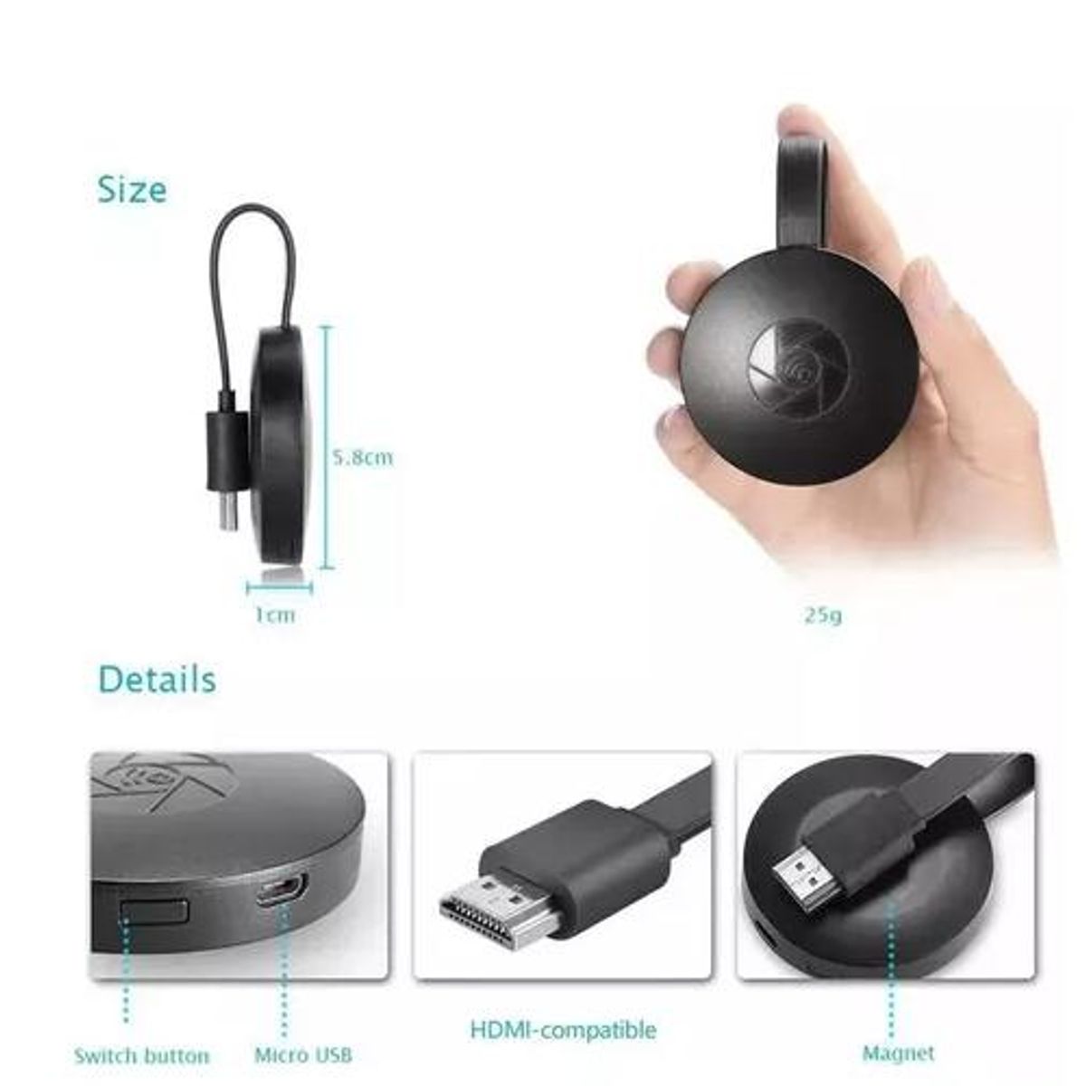 GENERICO - Wirless display repetidor de pantalla ce