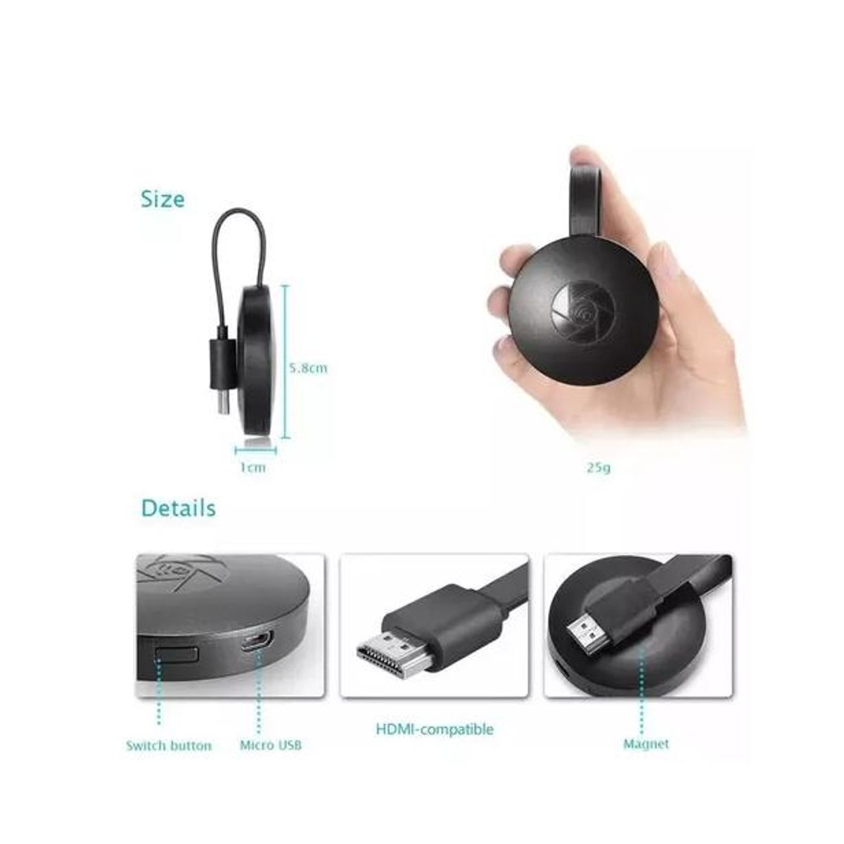 GENERICO - Wirless display repetidor de pantalla ce