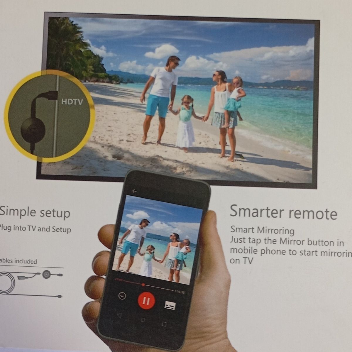 GENERICO - Wirless display repetidor de pantalla ce