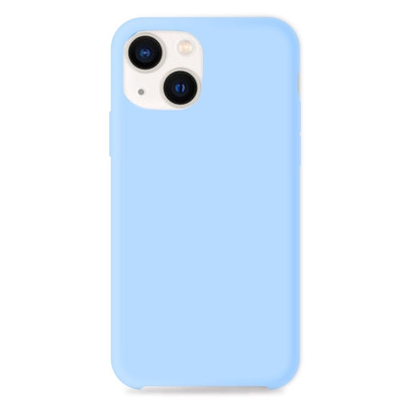 GENERICO - Carcasa de Silicona Para iPhone 13 y 14 Celeste