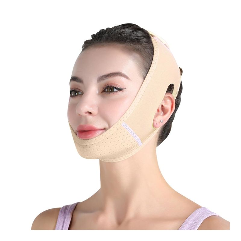 GENERICO - V-face Vendaje Adelgazante Facial Papada Evita La Flacidez