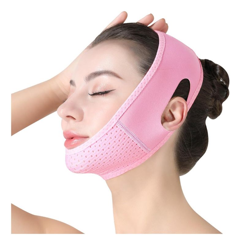 GENERICO - V-face Vendaje Adelgazante Facial Papada Evita La Flacidez