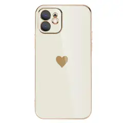 GENERICO - Carcasa Corazones Para iPhone 11 Blanco
