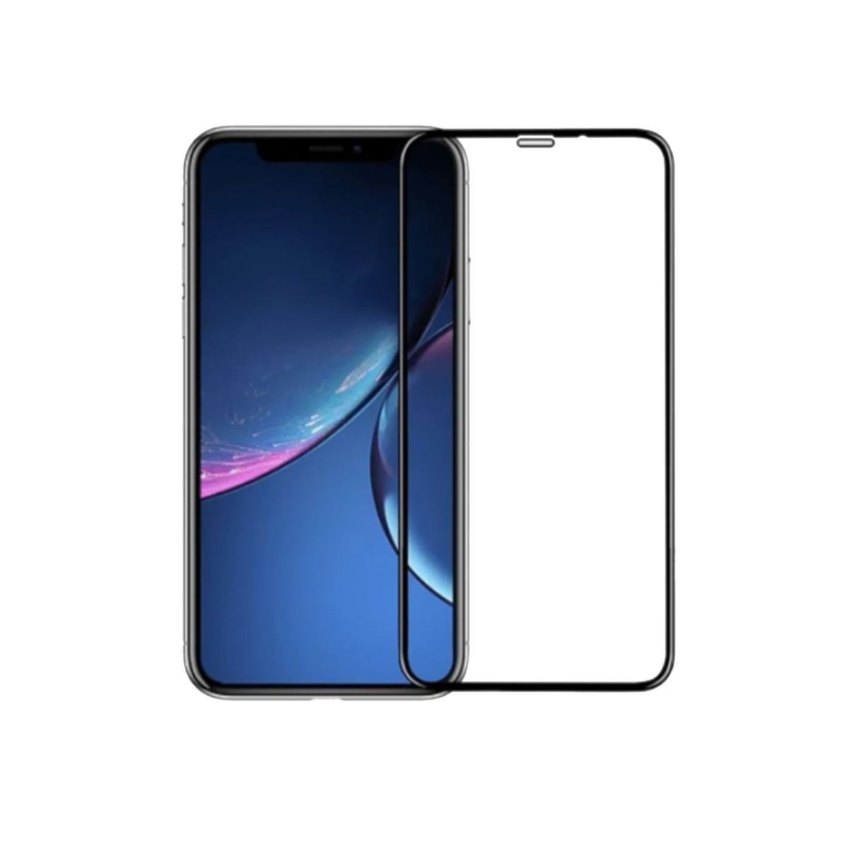 GENERICO - Lamina De Vidrio Completa Curva Para iPhone 11 Pro / X / XS