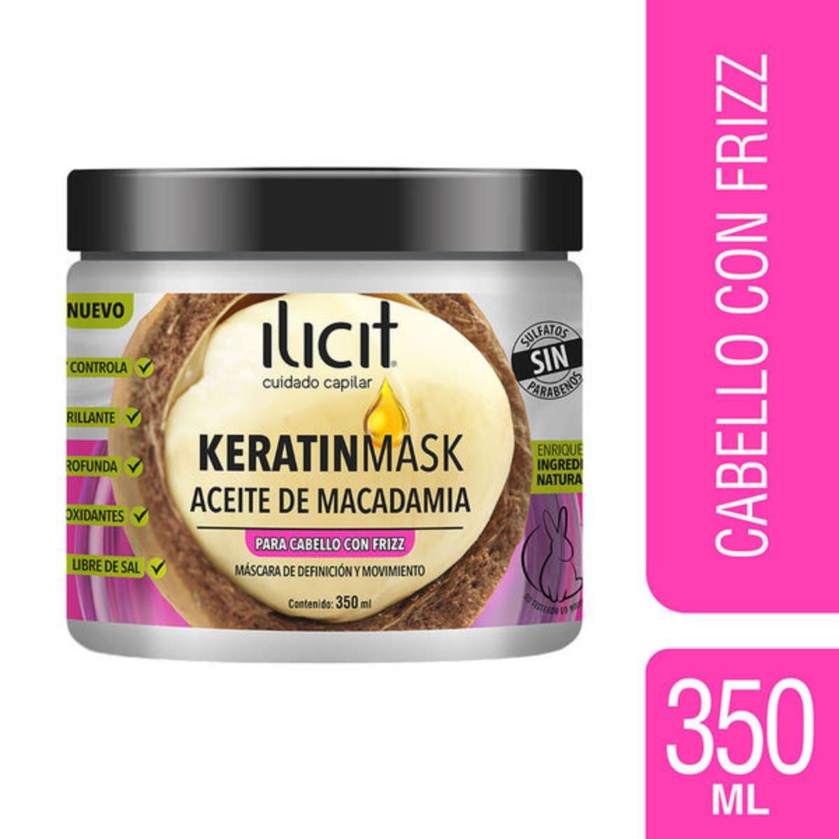 ILICIT - ILICIT CREMATRATKERATIN MASK MACADAMIA 350ml