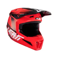 LEATT - Casco Moto 2.5 V24 Rojo L 59-60cm